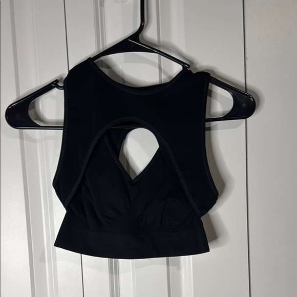 Sweaty Betty seamless plunge Black Sports Bra - Picture 1 of 6